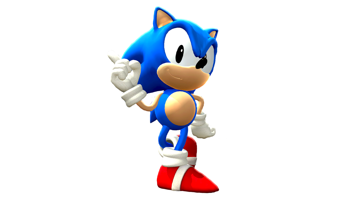 Classic Sonic Render by SonicBeyond1991 on DeviantArt