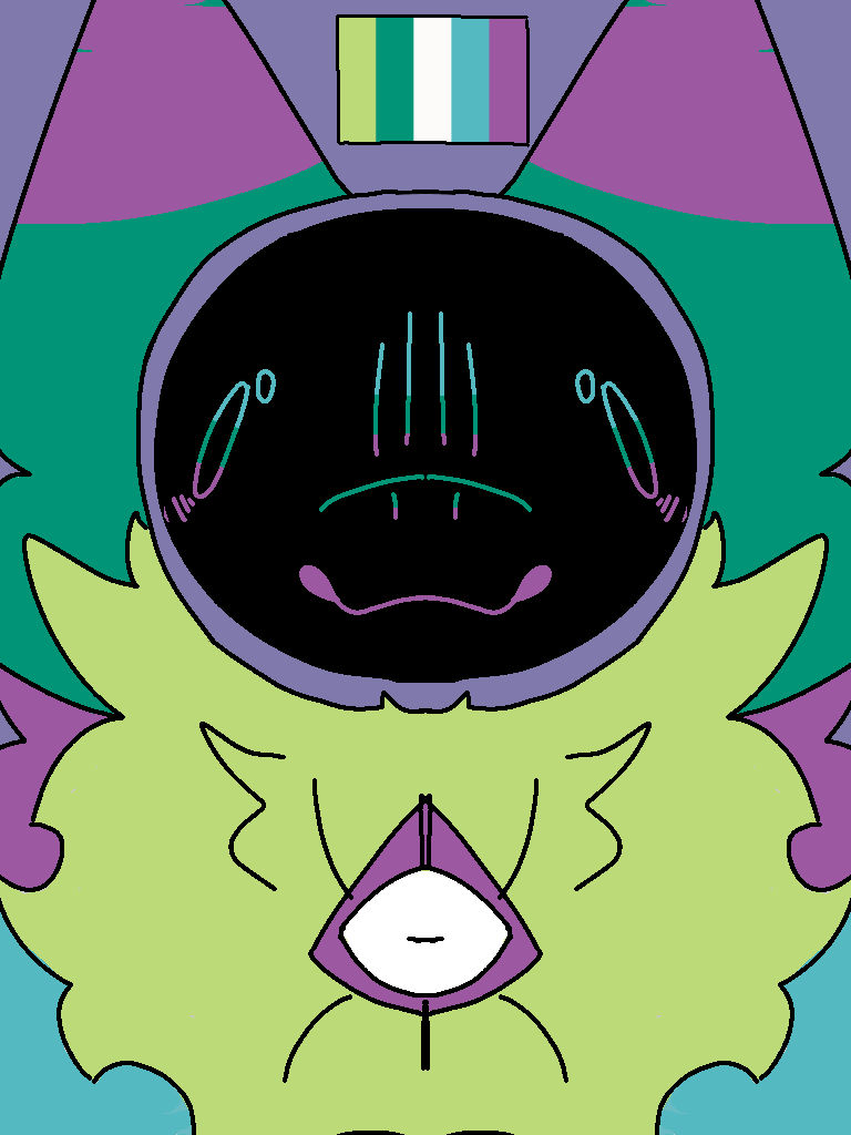 Protogen stares you down by CXPCXKESonYT on DeviantArt