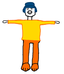 Kakke-skyteren T-pose