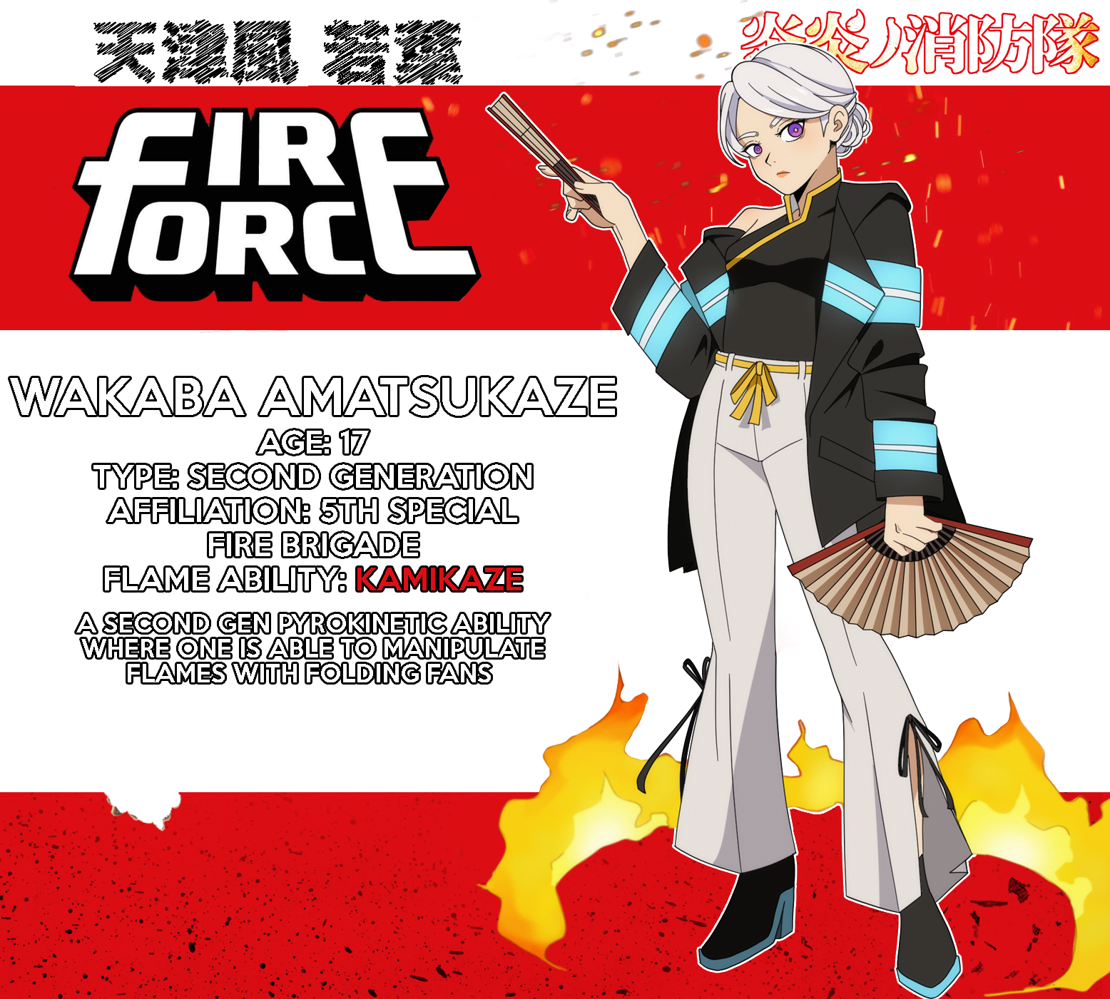 Fire Force X OC Feminina - Personagem oc - Wattpad