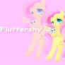 Fluttershy and Angel Wallpaper