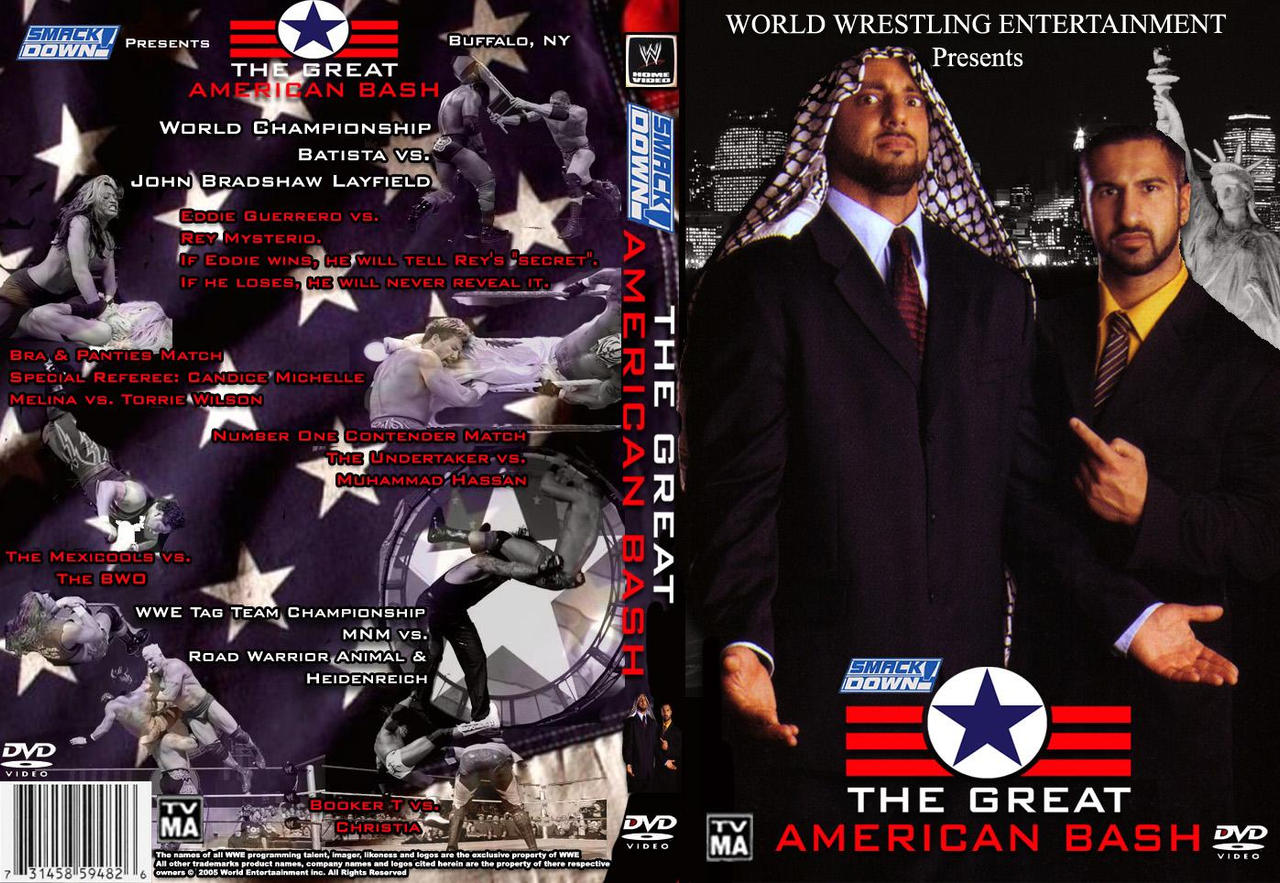 WWE The Great American Bash Dvd Cover 2005 by JOSRULEZ on DeviantArt