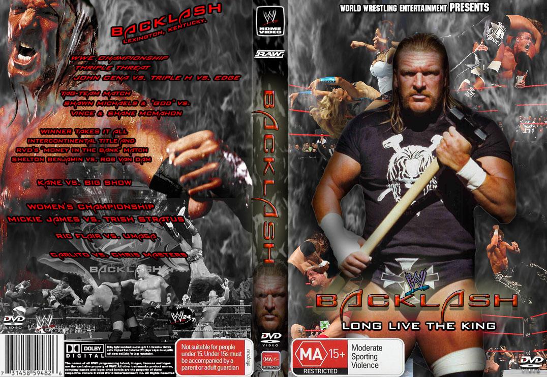WWE Backlash cover 2006 Dvd Cover by JOSRULEZ on DeviantArt