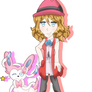 Serena and Sylveon