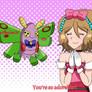 Serena and Dustox