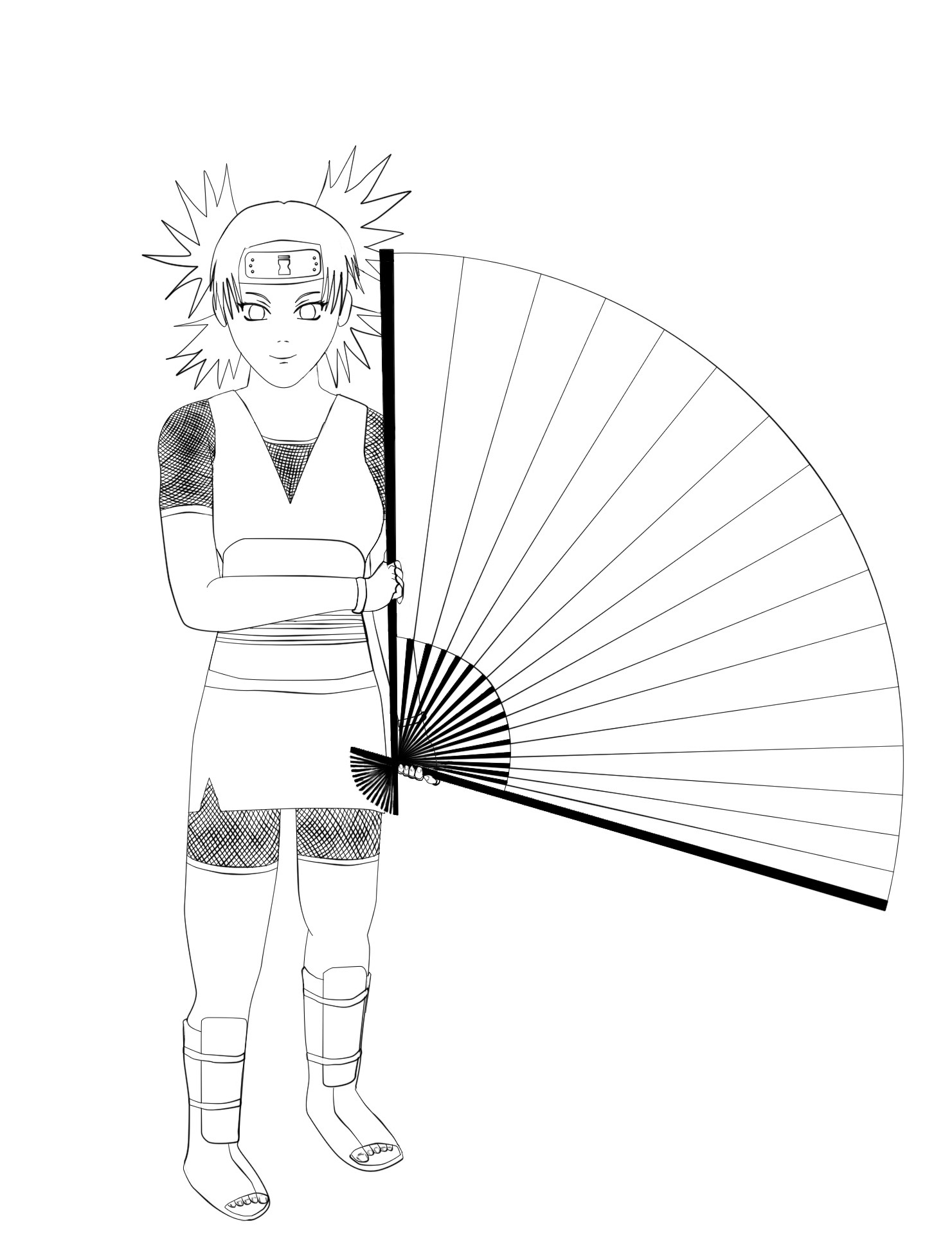 New Temari - Lineart