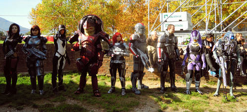 Mass Effect Cosplay group