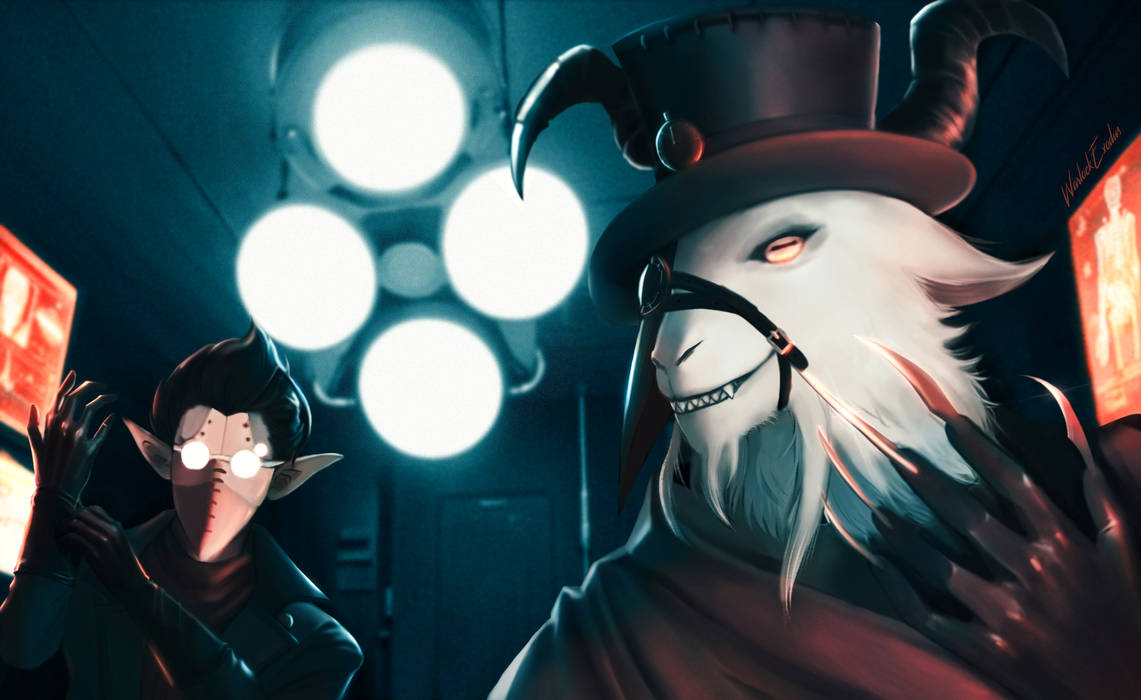 Devil Dad Mad doctor devil father and son by DoggyTong on DeviantArt