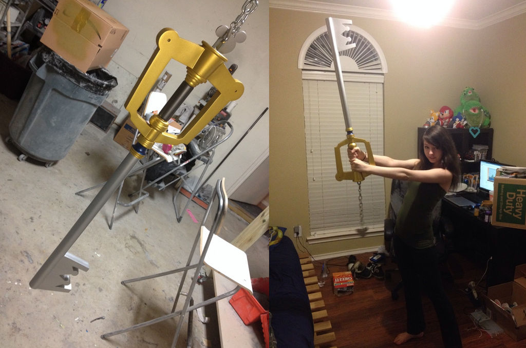 Kingdom Hearts Keyblade Prop For sale by bitsycosplay on DeviantArt
