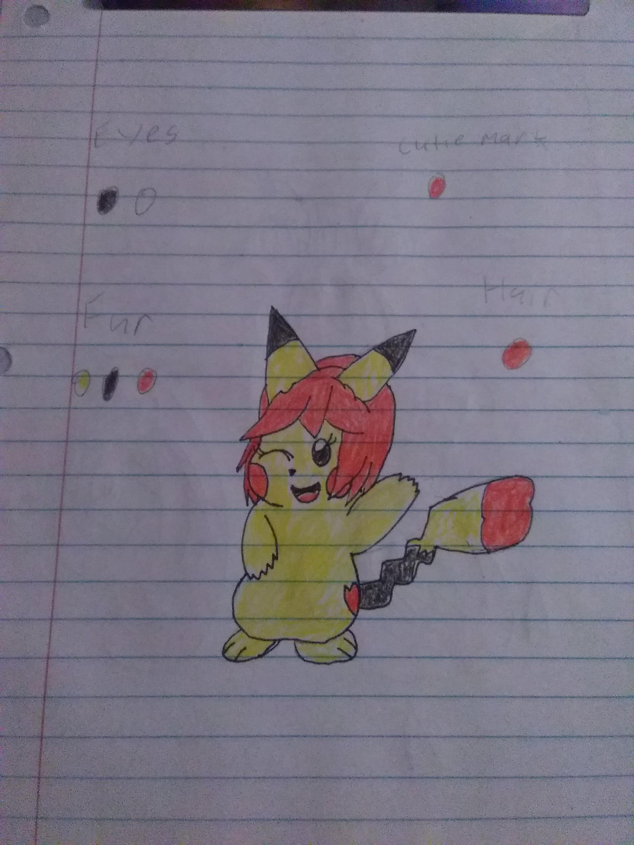 Mika the Pikachu (Ref Sheet) by HazeBits on DeviantArt