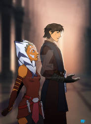 Anakin and Ahsoka