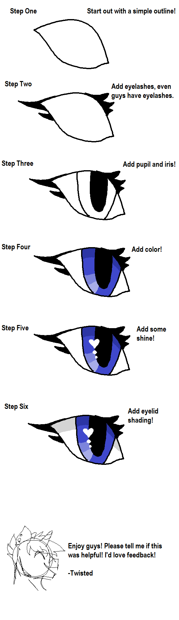 Eye Tutorial - Mlp Style by TwistedPrinceArt on DeviantArt