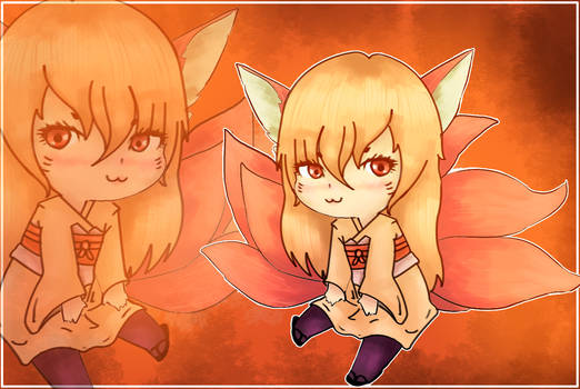 OPEN|Adoptable|Chibi Foxy|by Tsukagamii