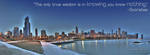 Chicago, HDR panoramic at night by TheMindForest