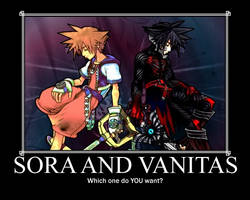 Sora and Vanitas Poster