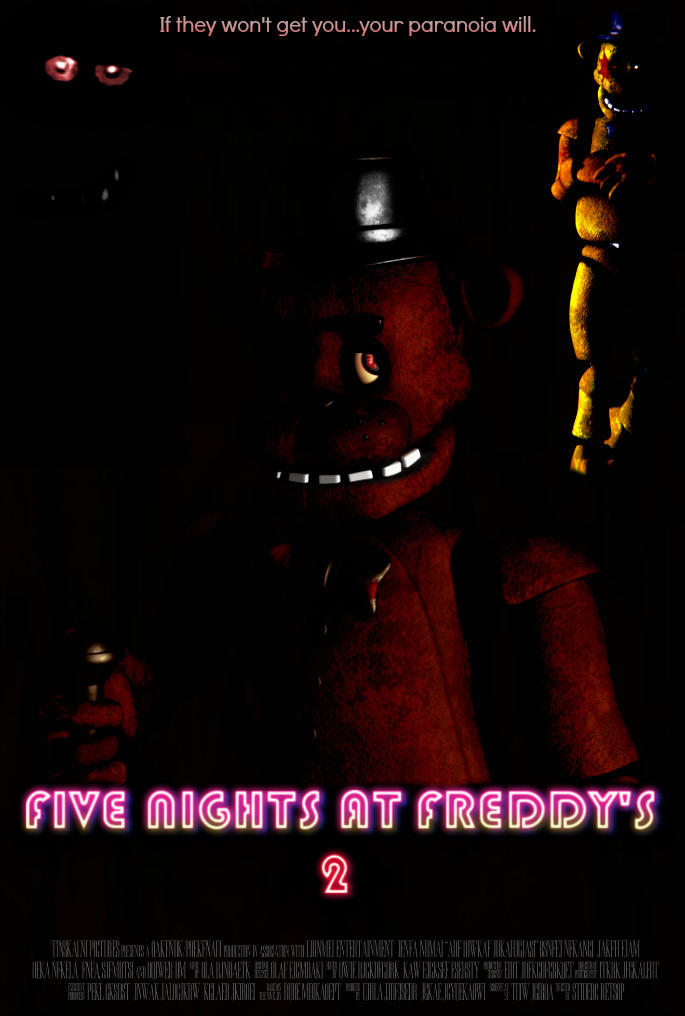FIVE NIGHTS AT FREDDY'S 2 Video Game Movie Poster by TheDarkRinnegan on  DeviantArt