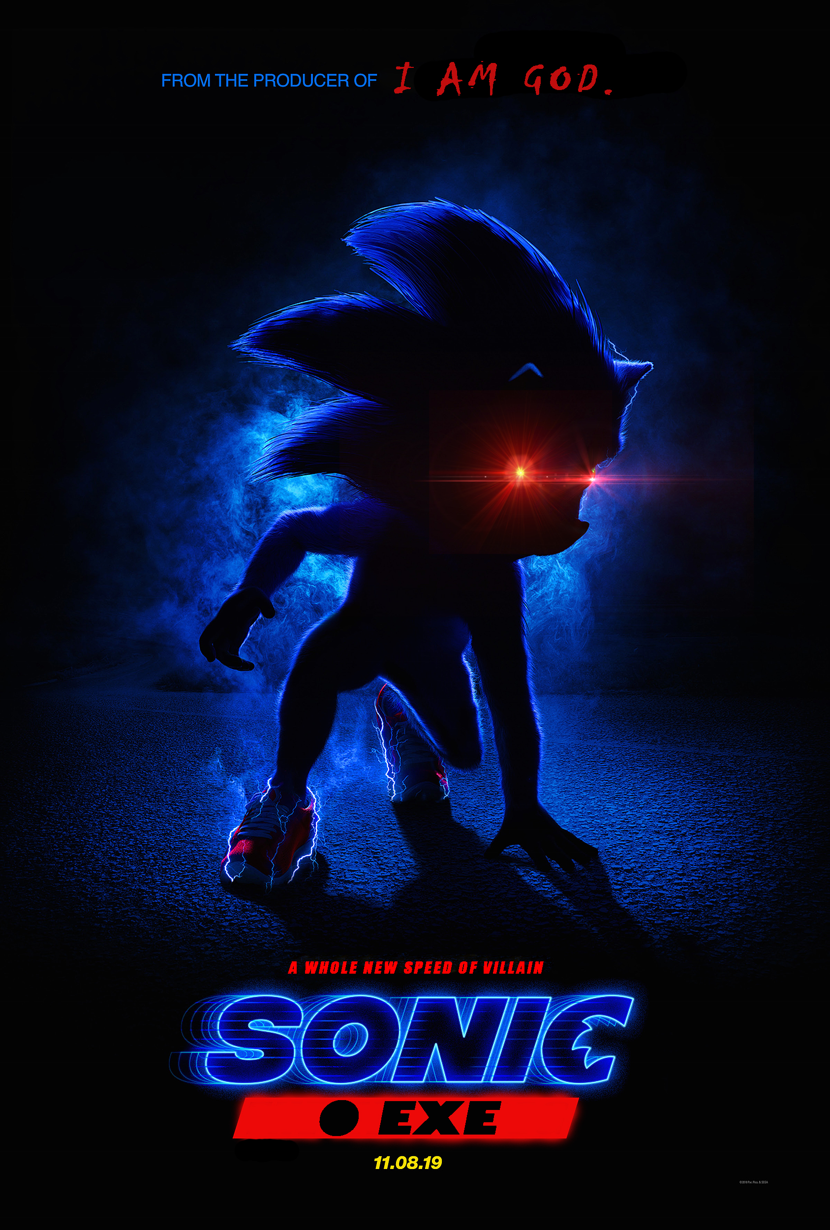 Sonic.EXE Poster for Sale by JamesBonomo1102