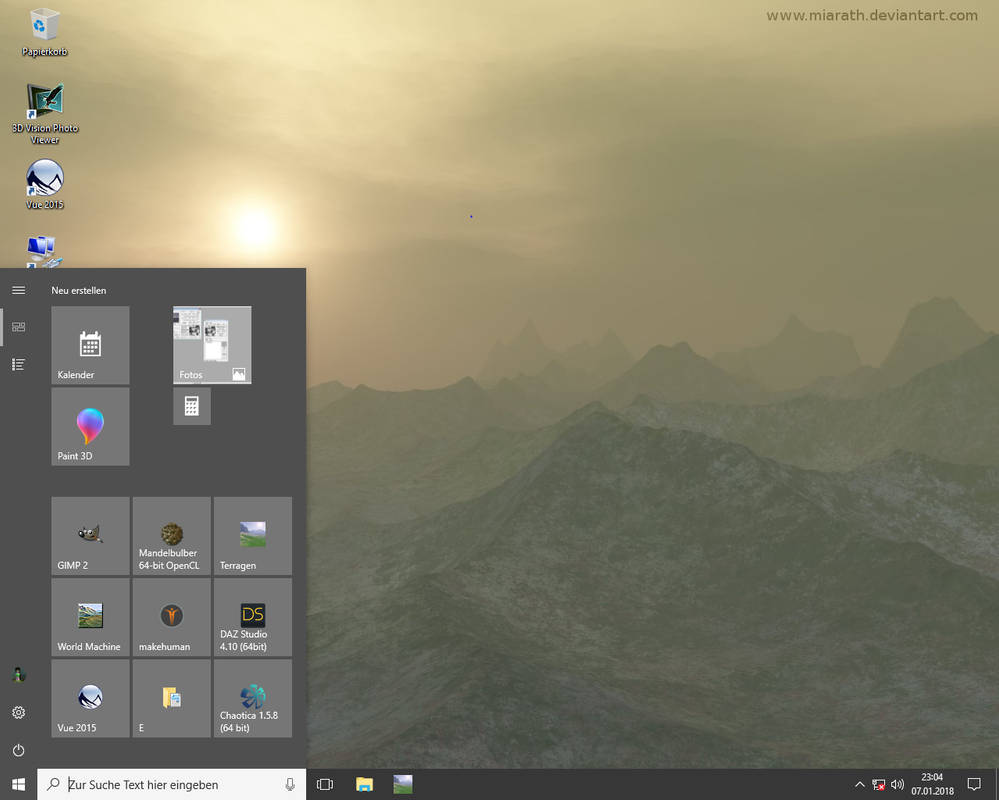 Windows 10 Desktop on blackbox by Miarath on DeviantArt