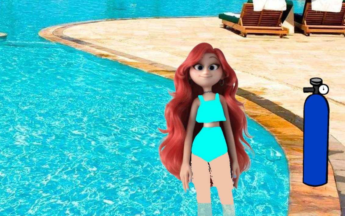 Pool Inflation Animation Inflated Bikini Chelsea In The Pool by ChelseaInflator2 on DeviantArt