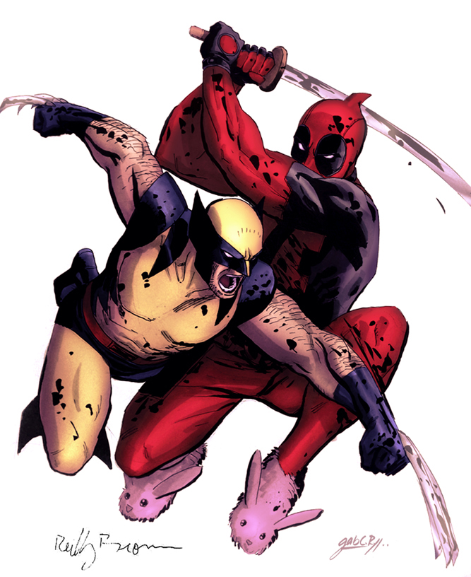 Deadpool vs Wolverine - colors