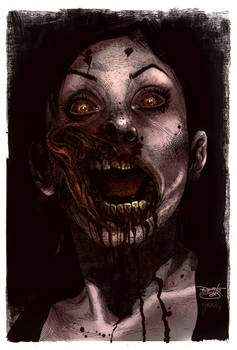 Guedes' Zombie Girl - colors -