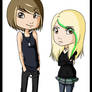 Charlie and Trina chibis