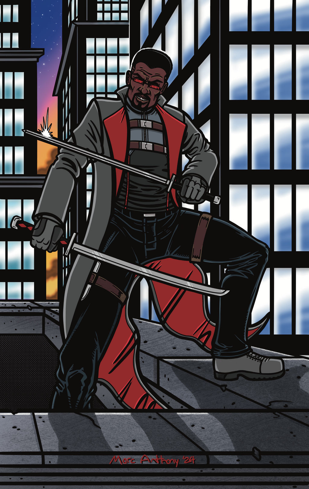 Batman Blade Deviantart Blade by Punisherfan on DeviantArt