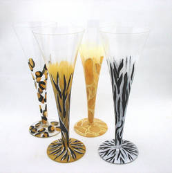 Animal Instincts Glass Set