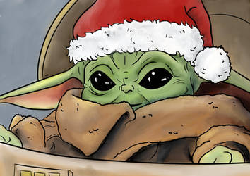 Baby Yoda says Merry Christmas!!