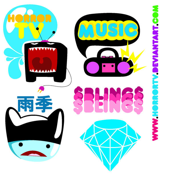 Sum Stickers by horrortv on DeviantArt