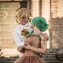 Len Kagamine y Gumi Megpoid cosplay