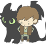 Hiccup and Toothless