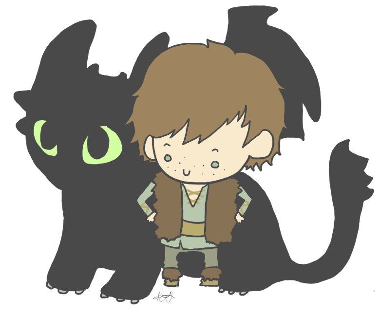 Hiccup and Toothless