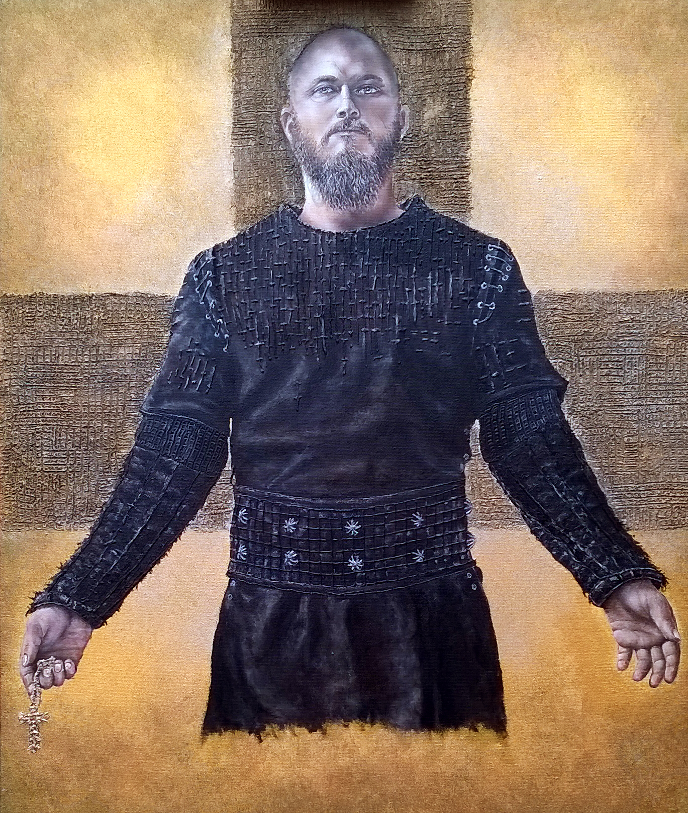 In tribute to Ragnar. Oil on canvas 70x60 cm