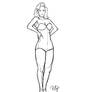 Pinup Girl (standing pose)