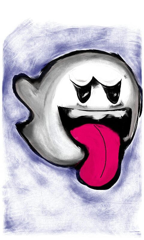 Super Mario - Boo! by Pugnap on DeviantArt