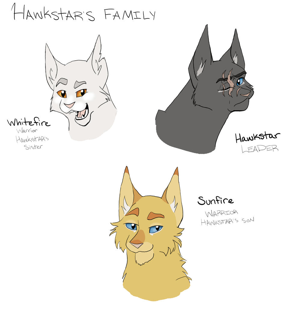 Shadowclan Tree ShadowClan Family Tree- Hawkstar by TennelleFlowers on DeviantArt
