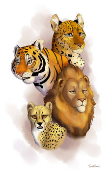 Big Cats Print