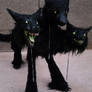 Handmade Poseable Cerberus