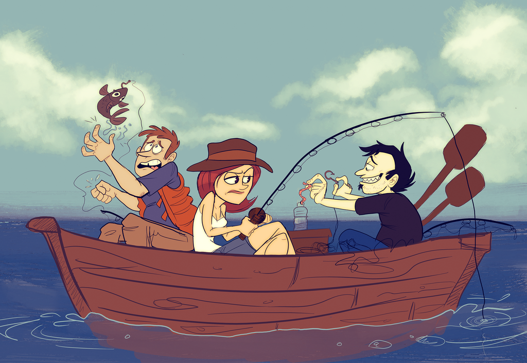 Dan Vs The Fishing Trip by Raaynee on DeviantArt