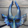 Obsidian Dragon Leather Mask