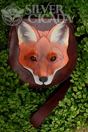 Leather fox bag by SilverCicada