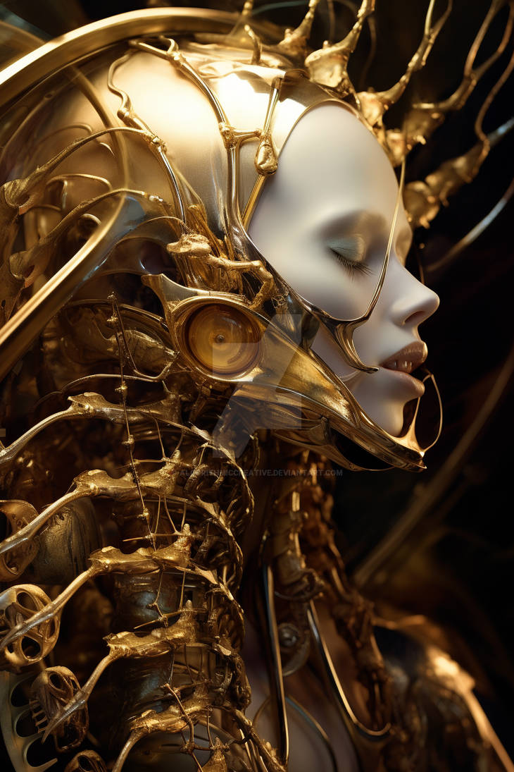 Grotesque beauty sci-fi sculpture by AlgorithmicCreative on DeviantArt