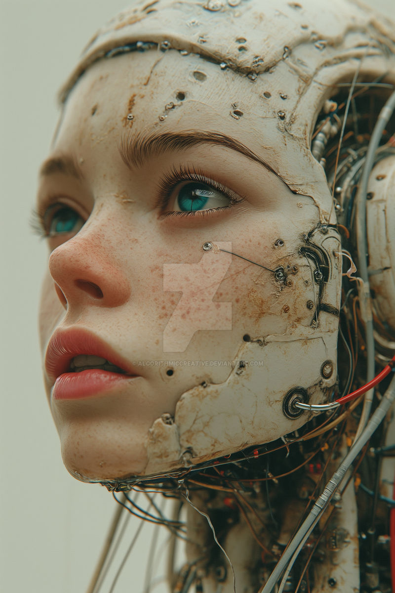 Robot face by AlgorithmicCreative on DeviantArt