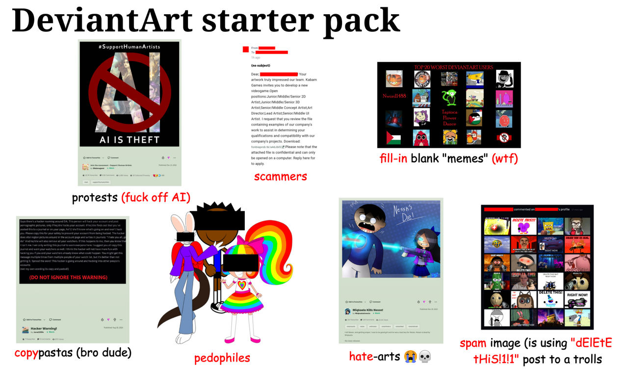 DeviantArt starter pack that guy by kaevilcu4x on DeviantArt