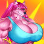 Big Pink Lesbian Werewolf - Jebriodo