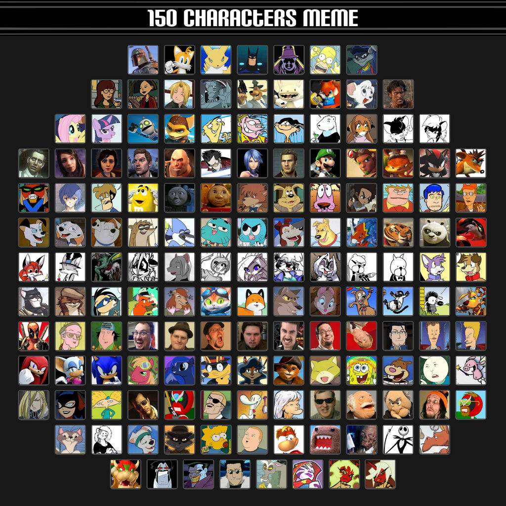150 Characters Meme by saffronpanther on DeviantArt