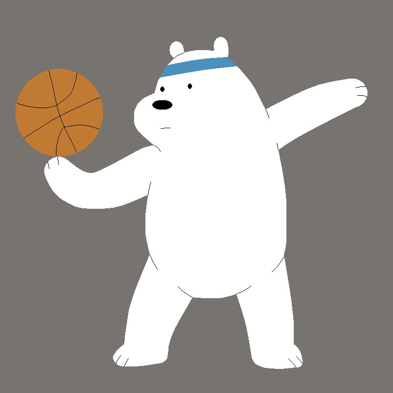 Ice Bear Has the Ball