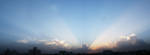 Sky: Sunset behind Clouds by Kirtan-3d