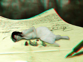 In my words - 3d Anaglyph